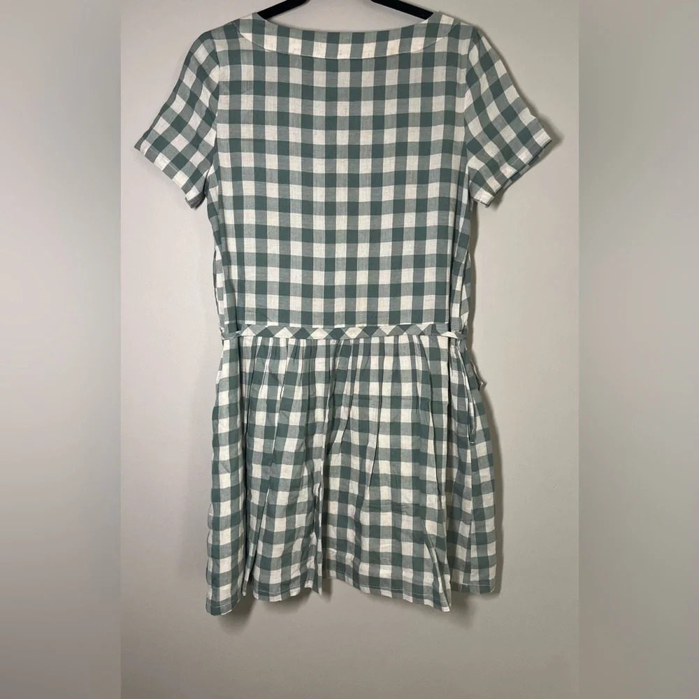 Doe &‎ Rae- Gingham Shirt Dress - Picture 5 of 5
